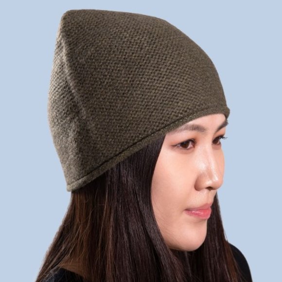 Warm cozy beanie | winter beanie | soft wool beanie, Cashmere Beanie, Gift Ideas - Picture 3 of 9